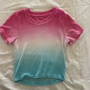 Katie J NYC Ombre Short Sleeve Tee